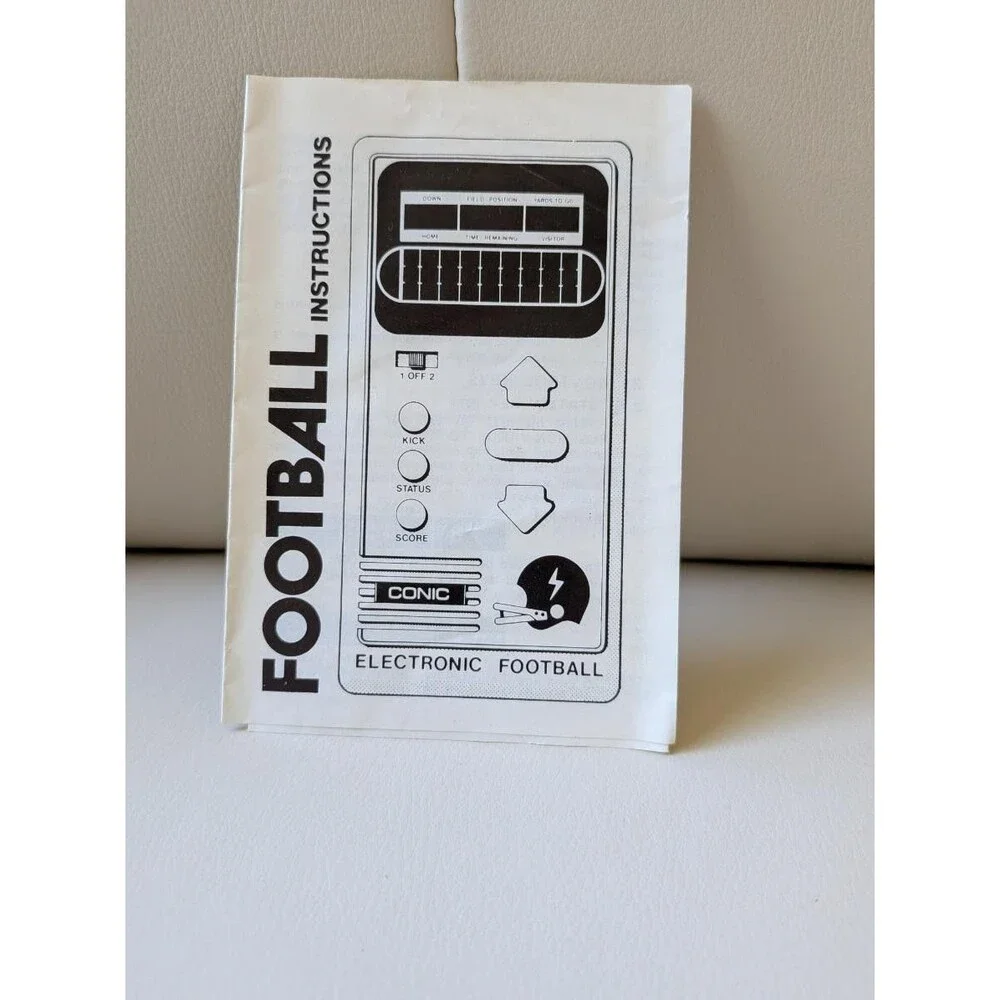 RARE Vintage Conic Electronic Football Handheld Game | Tested